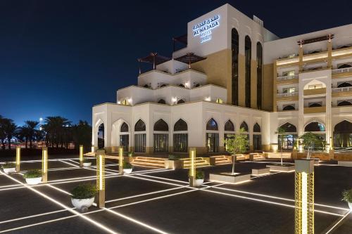 El edificio en el que está el hotel
