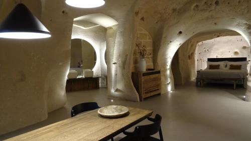 Postel nebo postele na pokoji v ubytování StageROOM01 - Matera
