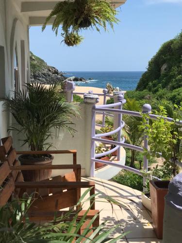 En balkon eller terrasse på Colibri Hotel