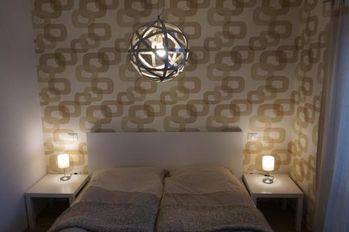 Apartments Supermjauにあるベッド