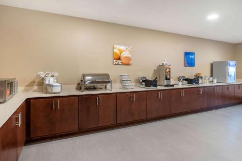 Kuchyň nebo kuchyňský kout v ubytování Comfort Inn & Suites Ames near ISU Campus