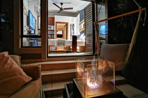 Χώρος καθιστικού στο Jakita's Guest house