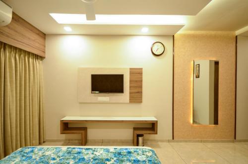 TV a/nebo společenská místnost v ubytování Hotel Repose