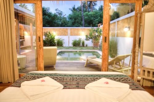 Cama o camas de una habitación en Kempas Villa