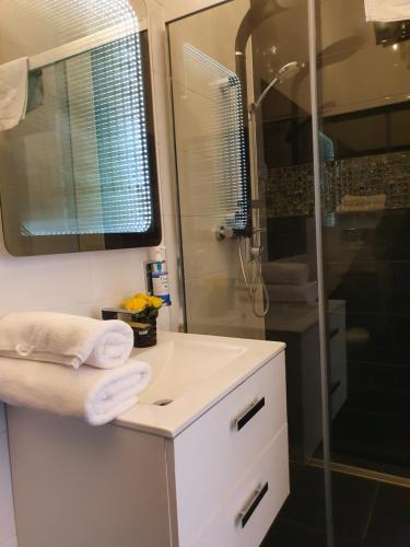 DWIE SOSNY-Apartament na wydmie - 365PAM tesisinde bir banyo