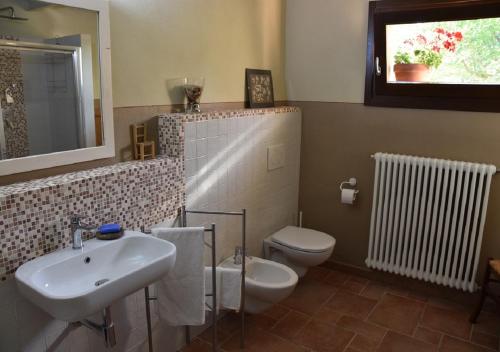 Casa delle ginestre tesisinde bir banyo