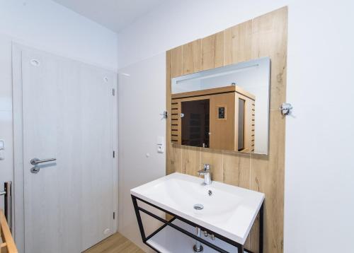 Koupelna v ubytování Moldau Park Nová Pec Lipno