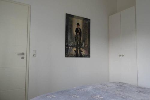 Postel nebo postele na pokoji v ubytování Ferienhaus Eifelschätzchen am Kronenburger See