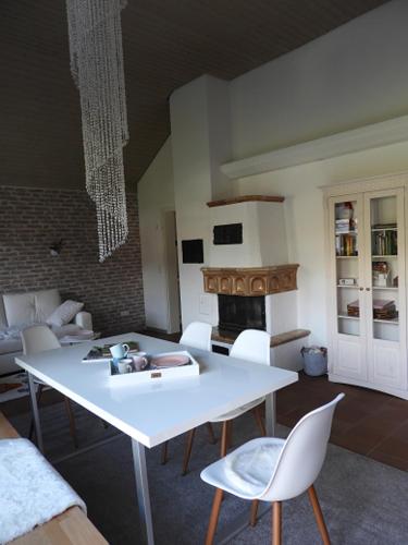 Posezení v ubytování Ferienhaus Eifelschätzchen am Kronenburger See
