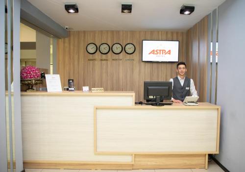 Clientes alojados en Astra Hotel