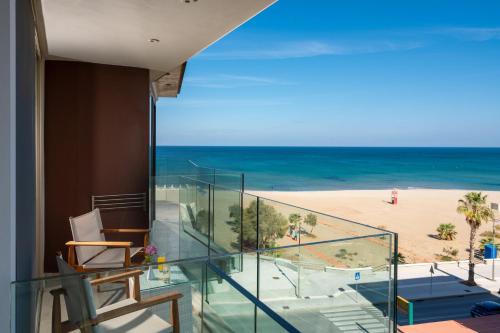 Nespecifikovaný výhled na moře nebo výhled na moře při pohledu z hotelu