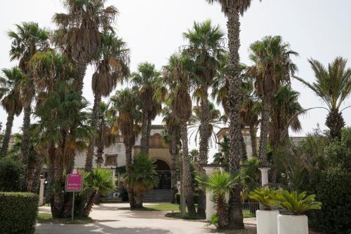 Κήπος έξω από το Hotel Baglio Basile