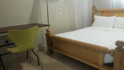 A bed or beds in a room at Hotel Skypa