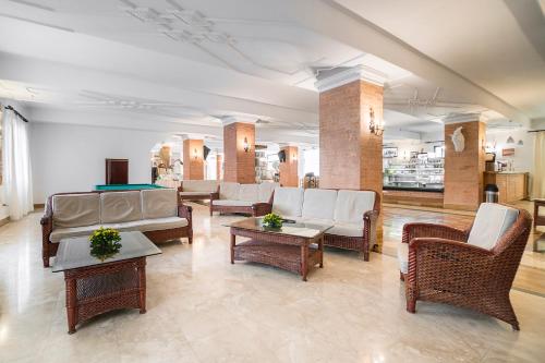 Χώρος καθιστικού στο Hotel Baglio Basile