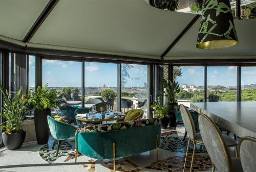 Un lugar para sentarse en Sofitel Roma Villa Borghese