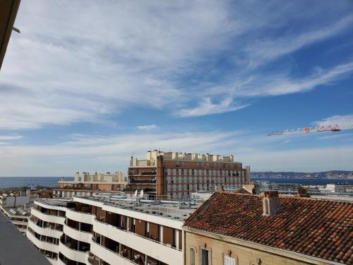 Appartement cosy balcon vue dégagée au cœur de Marseille - Joliette