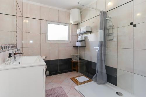 Koupelna v ubytování Casa Zorana-Alba Apartments