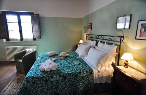 Ένα ή περισσότερα κρεβάτια σε δωμάτιο στο Linearis Holiday House