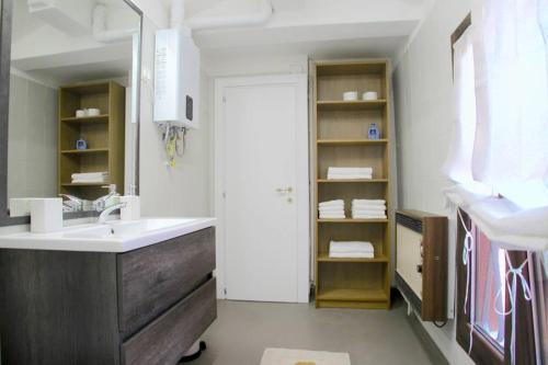 A bathroom at Casa di Spagna