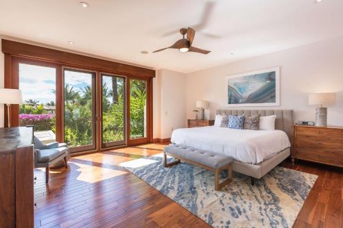 Postel nebo postele na pokoji v ubytování Wailea Beach Villas
