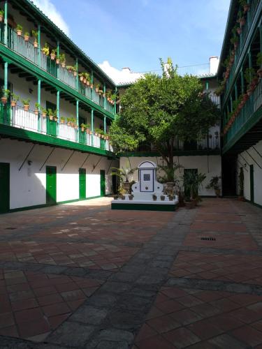 Het gebouw waarin het appartement zich bevindt