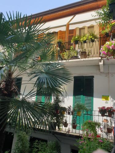 Taman di luar La Casa di Daniele