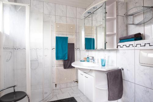 Ванна кімната в Ferienhaus Maison Idylle im Hohen Venn - Monschau