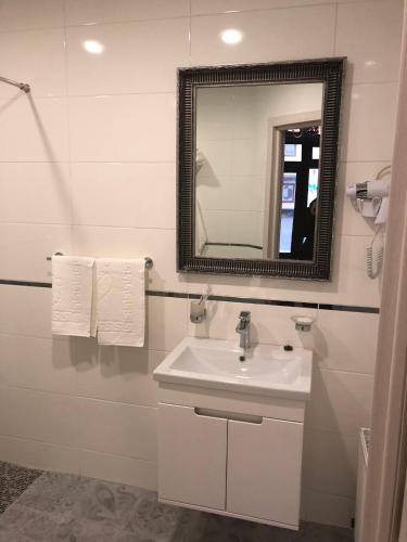 Koupelna v ubytování motel-Yasniy