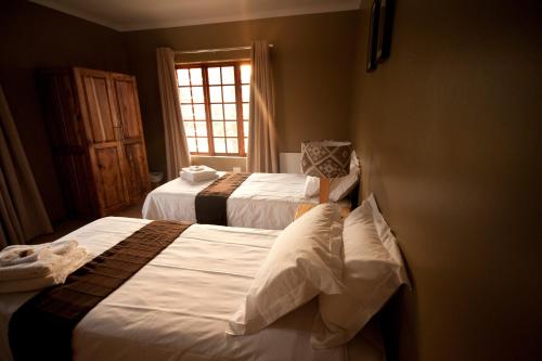 Postel nebo postele na pokoji v ubytování Nukakamma Guest House