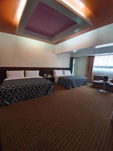 Кровать или кровати в номере HOTEL VALLE DEL SUR