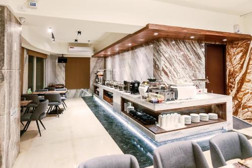 Khu vực ghế ngồi tại Hotel Maple Taiwan Boulevard