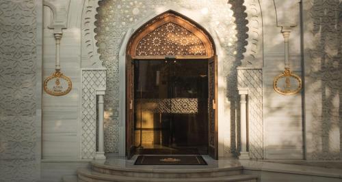 an entrance to a room with a door in a building at AJWA Sultanahmet - a member of Preferred Hotels & Resorts in Istanbul