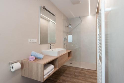 Ein Badezimmer in der Unterkunft Haus Pipperger