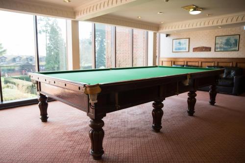 
A billiards table at Bosworth Hall Hotel & Spa

