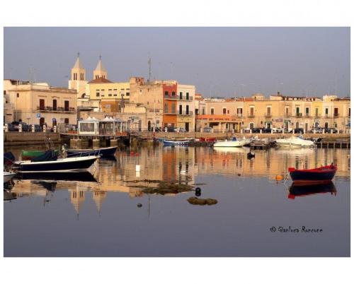 バーリにあるLa casa nel vicoloの建物の港の船団