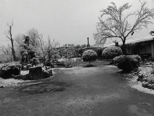 Hotel Rural La Cimbarra durante el invierno