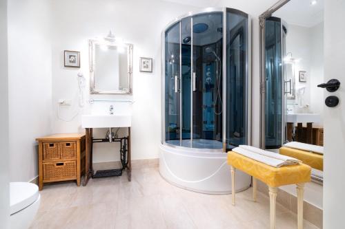 Ett badrum på Apartments - Laipu