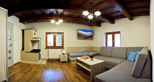 Ruang duduk di Apartmány Pemmeva