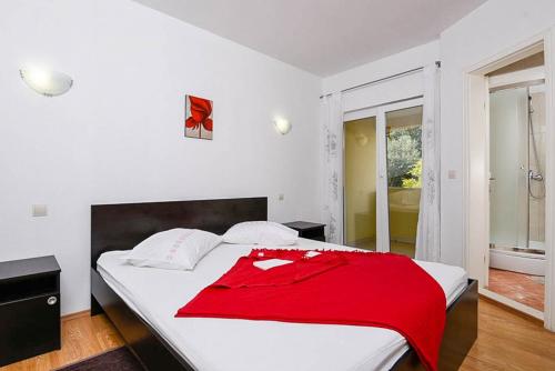 Posteľ alebo postele v izbe v ubytovaní Apartments Andrija Orebić