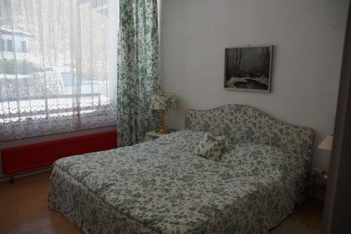 Llit o llits en una habitació de Apartment im Hocheck