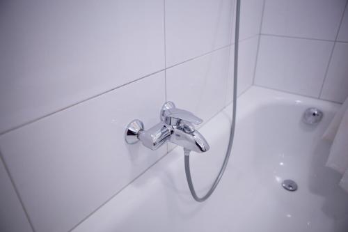 Koupelna v ubytování Hotel Baden