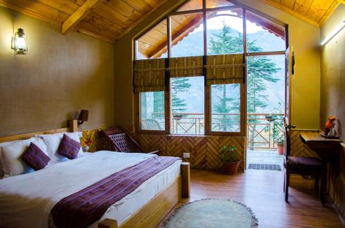 Giường trong phòng chung tại Heritage Satikva Resorts