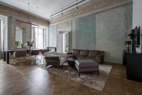 A seating area at Hotel Pacai, Vilnius, a Member of Design Hotels