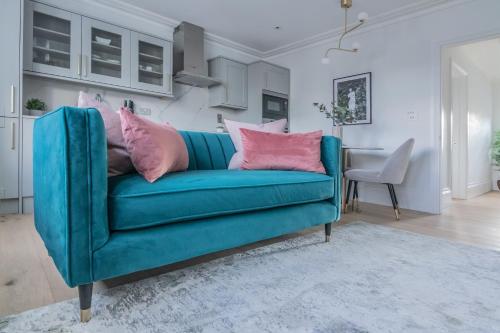 Zona d'estar a Elysian House - Kensington Serviced Apartments
