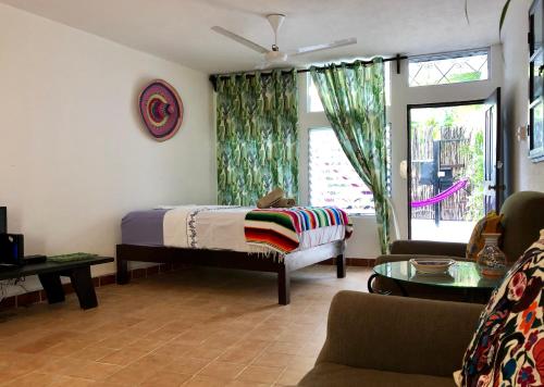 Posezení v ubytování Casa Tropical