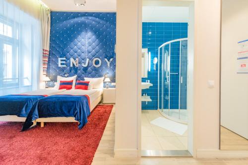 ห้องน้ำของ Estilo Fashion Hotel Budapest