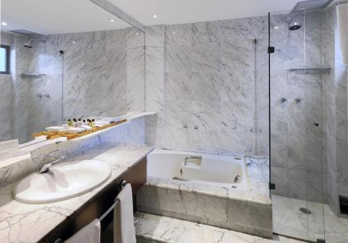 Koupelna v ubytování Orla Copacabana Hotel