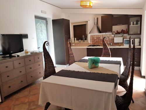 Una cocina o cocineta en Hotel Vello d'Oro