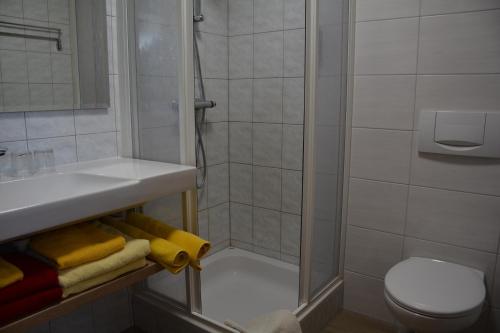 Kúpeľňa v ubytovaní Landhof Lydia