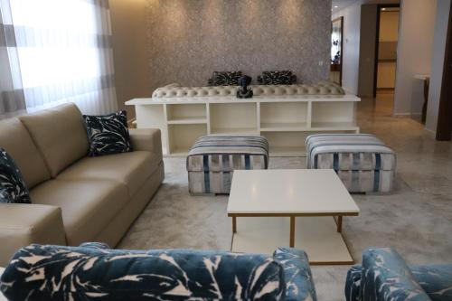 Zona de estar de Afrin Prestige Hotel
